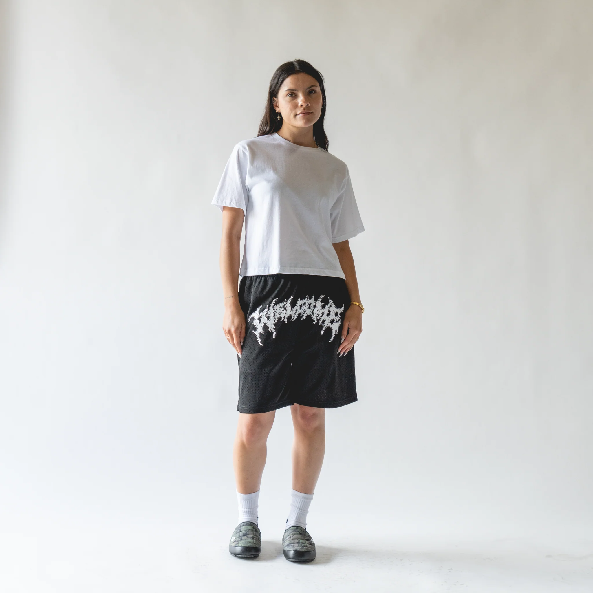 Barb Mesh Shorts - Black - Image 8